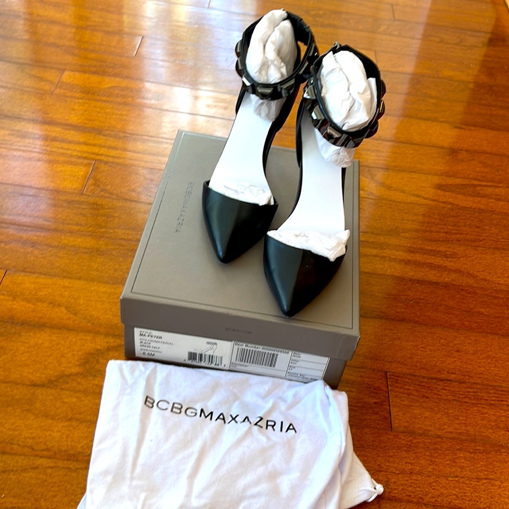 BCBGMAXAZRIA Black Dress Heels MA-PETER